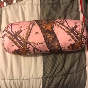Pink Mossy Oak bean pillow